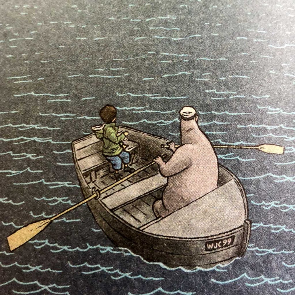 Marbacher Lesegesellschaft · Bär im Boot