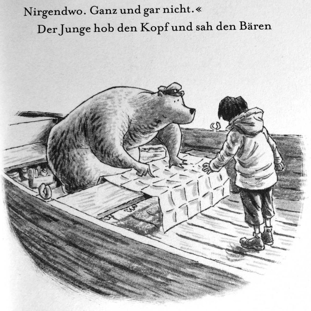 Marbacher Lesegesellschaft · Bär im Boot